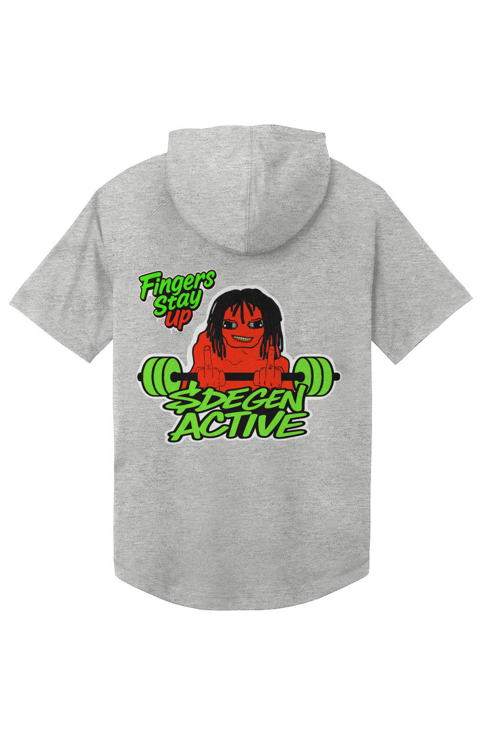 Active Short Sleeve Hoodie