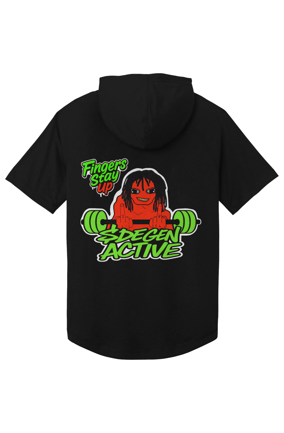 Active Short Sleeve Hoodie