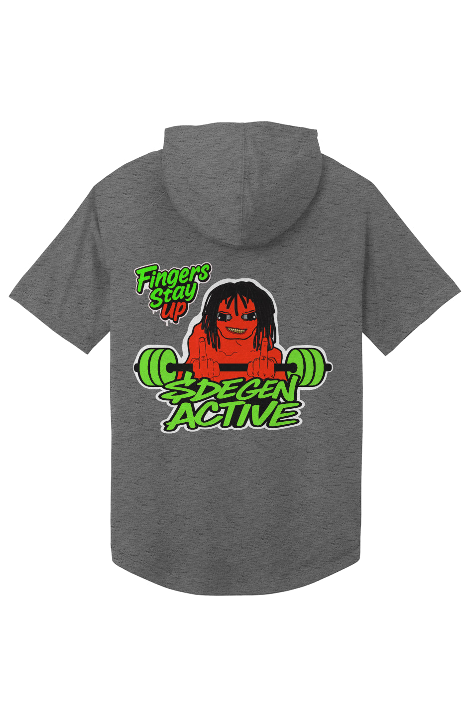 Active Short Sleeve Hoodie